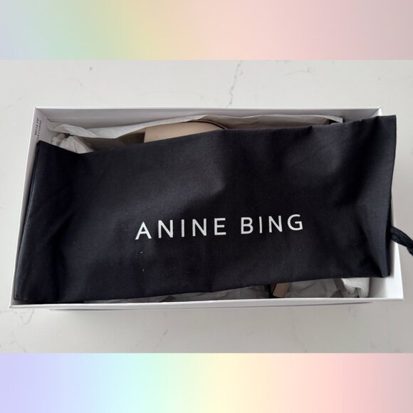 Anine Bing Skylar Sandals in Beige – Size 37 (7US) - Picture 6 of 8